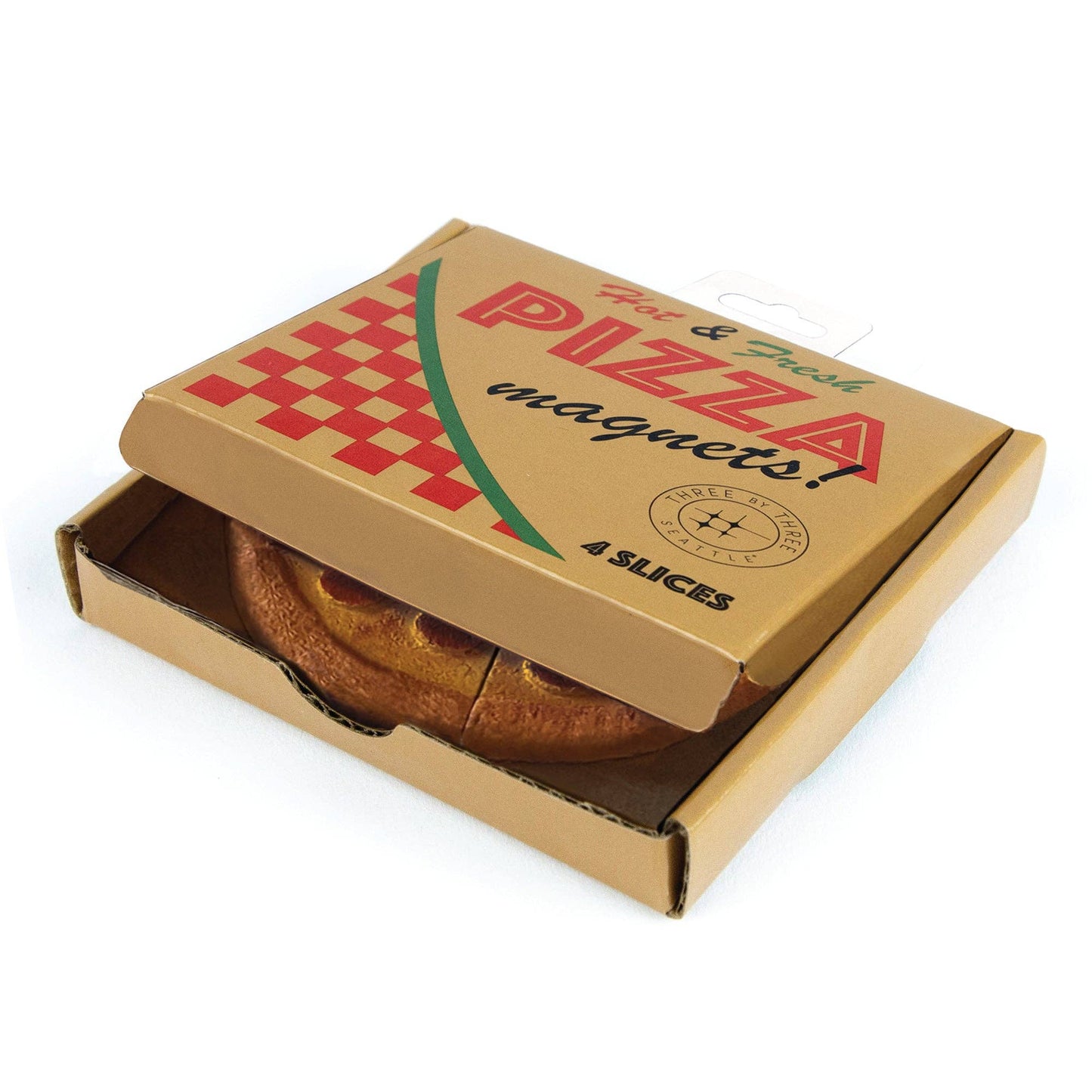 Three by Three Seattle • Pizza Magnets