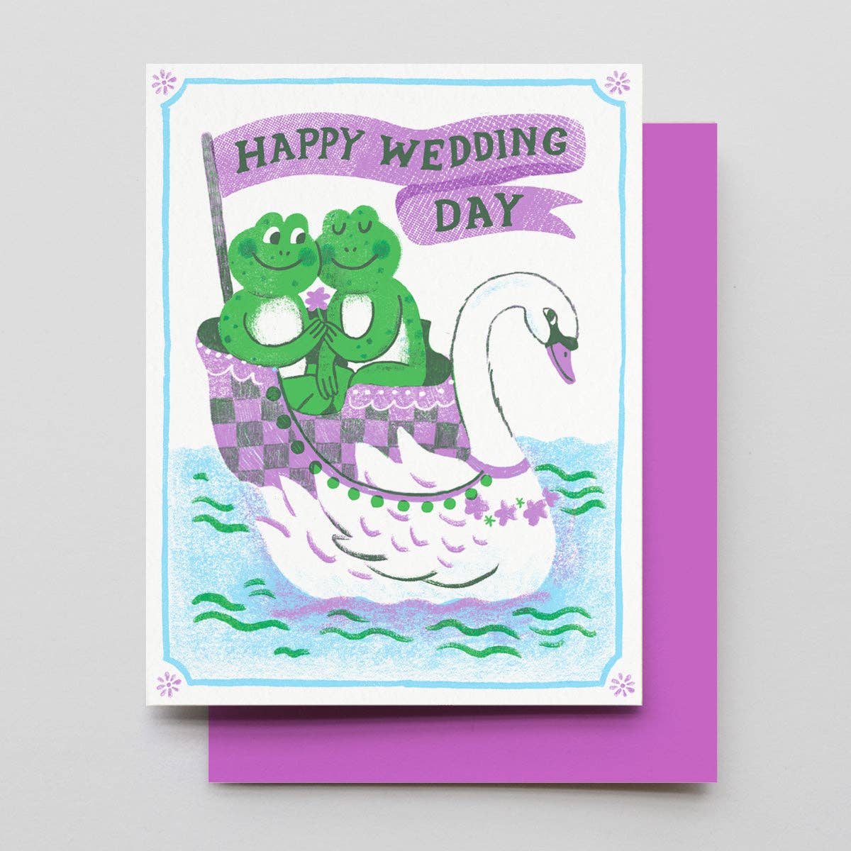 Hammerpress • Happy Wedding Day Frog Card