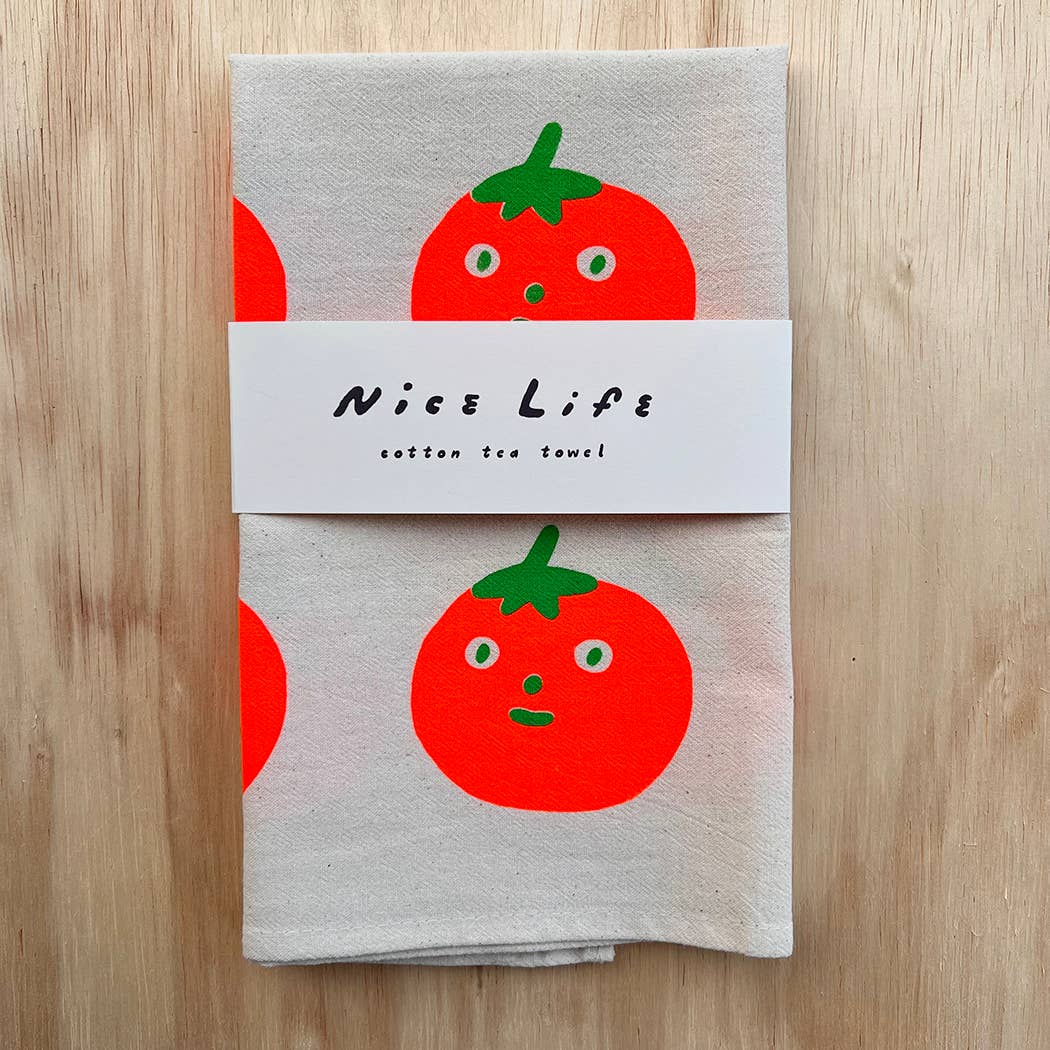 Nice Life • Tomato Tea Towel