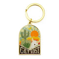 Lucky Horse Press • Get Lost Enamel Keychain