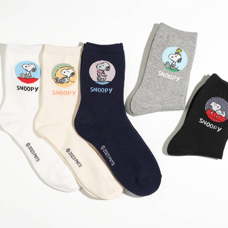 Snoopy • Cotton Crew Socks