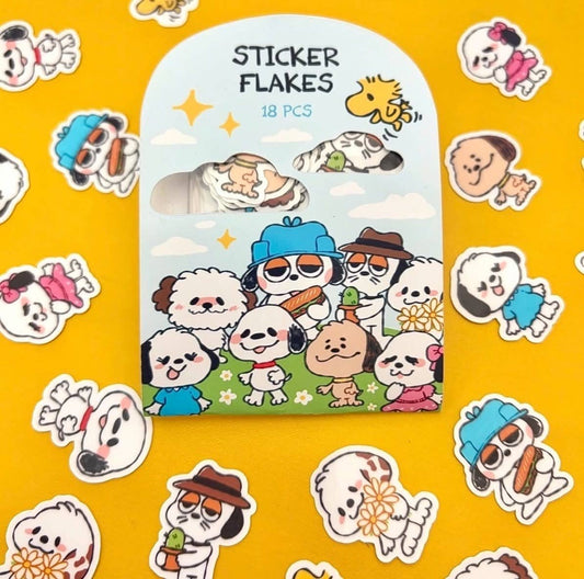 Ghostiekid • Snoopy Sticker Flakes Vinyl Sticker Pack