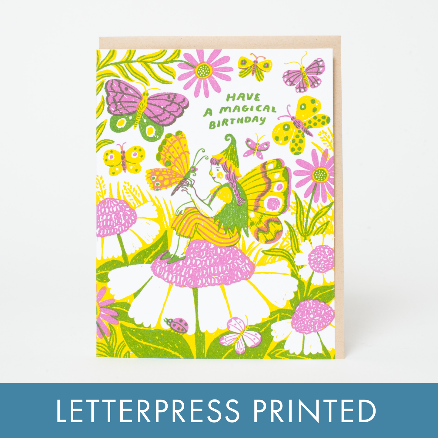 Phoebe Wahl • Magical Birthday Fairy Letterpress Greeting Card