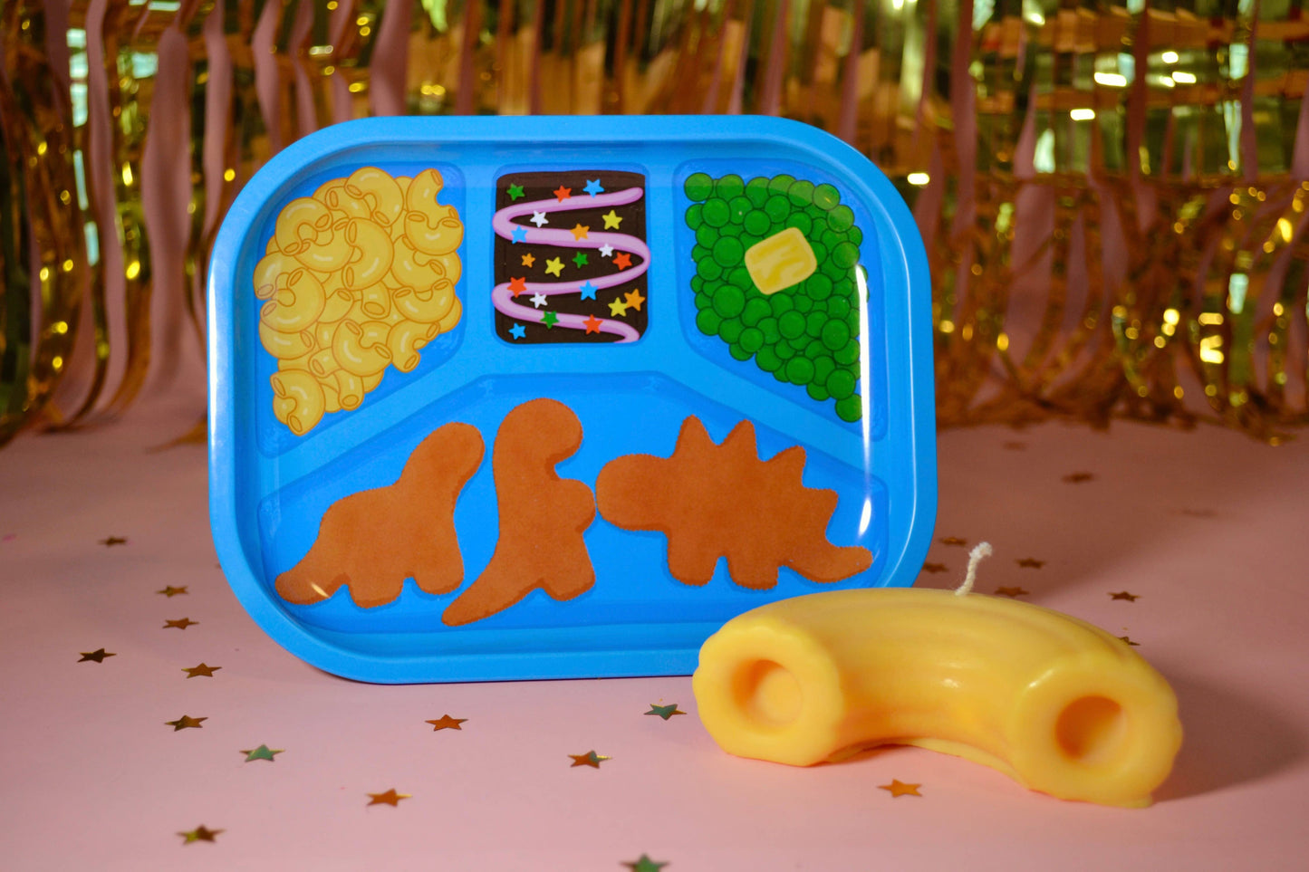 The Peach Fuzz • TV Dinner Tray