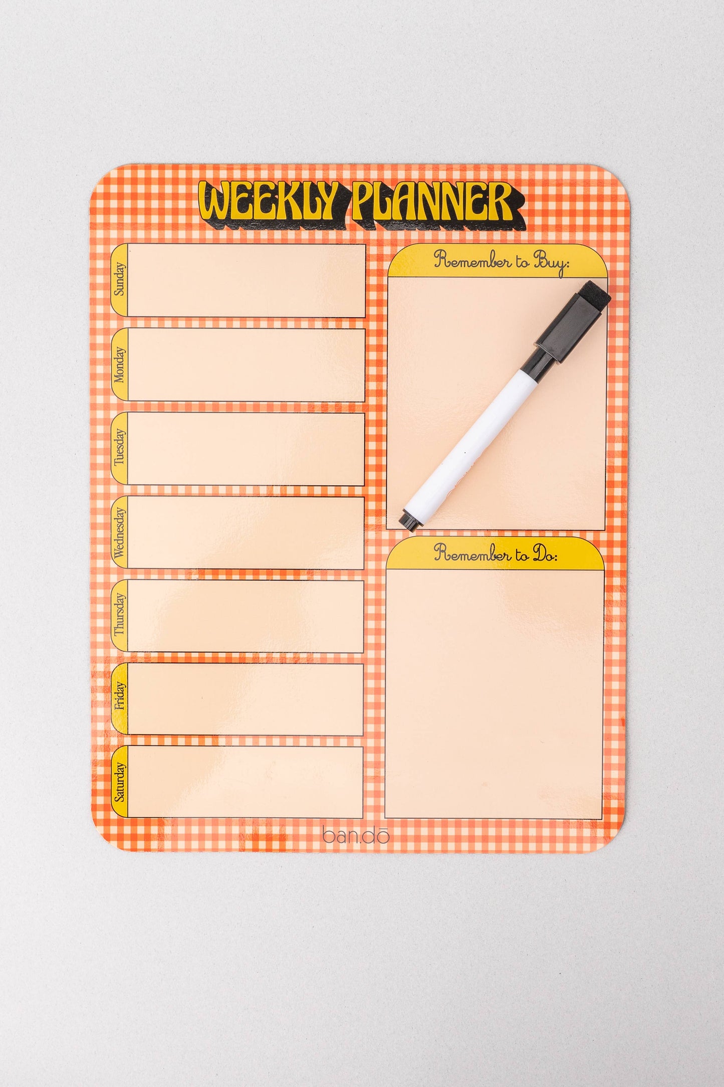 Dry Erase Task Manager