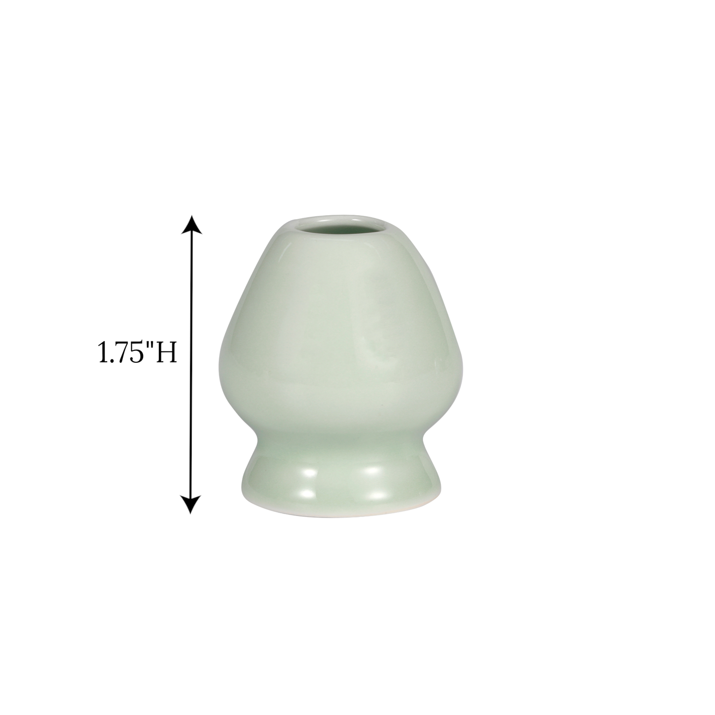 Green Mini Matcha Whisk Stand, 1.75" Porcelain