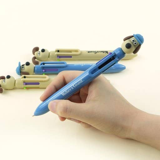 Wallace & Gromit Figure 6-Color Ballpoint Pen (0.7mm)