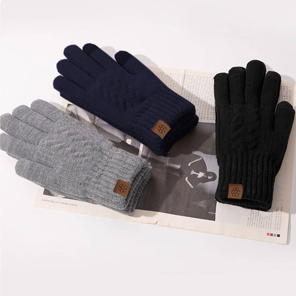 SALE • Knitted Thickened Fleece Touch Screen Gloves