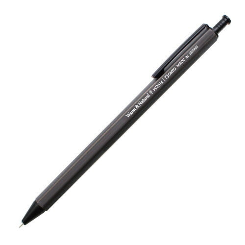 Ohto • Gel Ink 0.4mm Needle Tip Retractable Wooden Pen, 5 Colors, Imported Japan