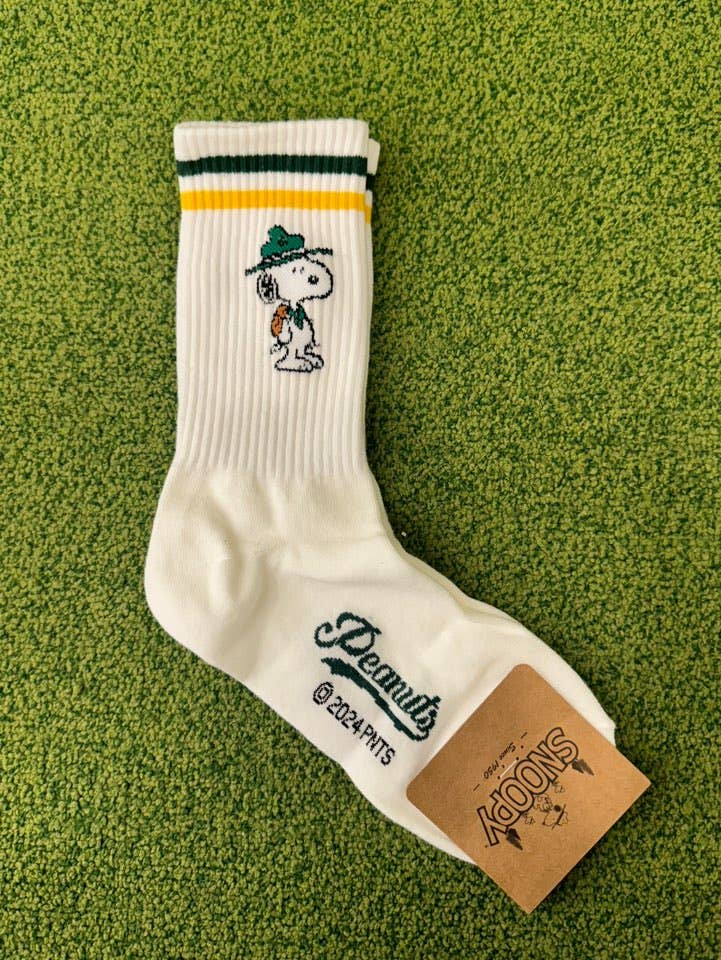 Snoopy • 2-Line Crew Cotton Socks