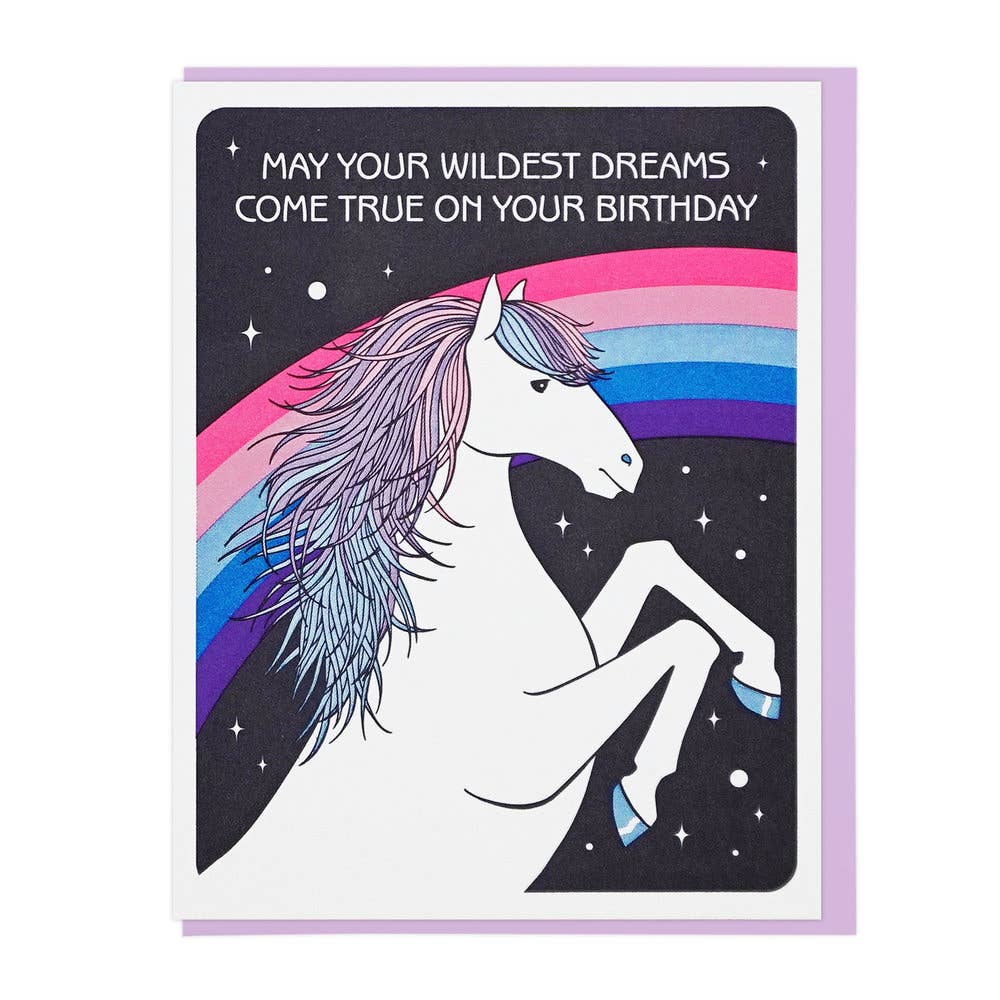 Lucky Horse Press • Wildest Dreams Birthday Card