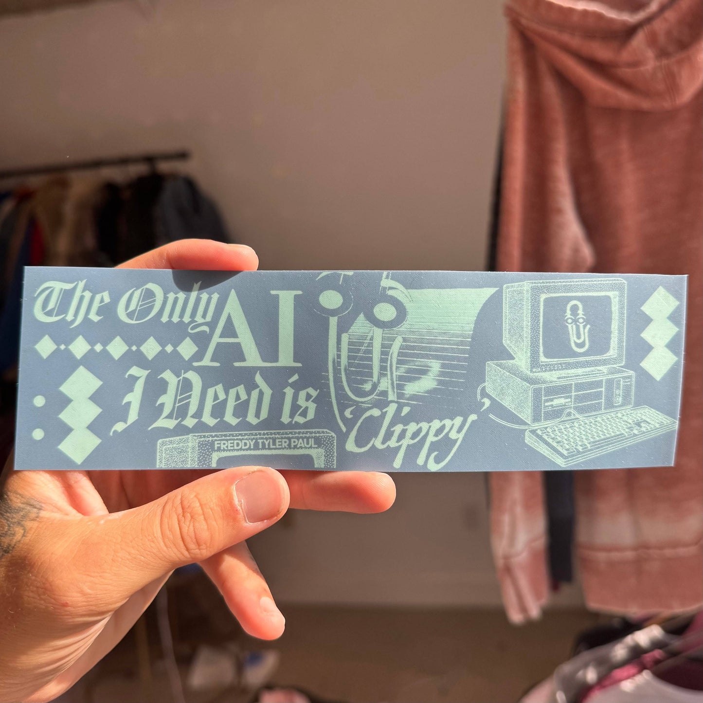Freddy Tyler Paul • ‘Clippy AI' Bumper Sticker