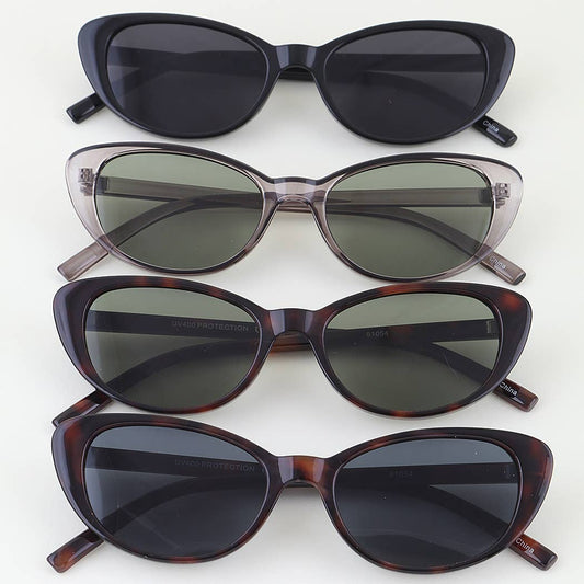 Modern Round Cateye Sunglasses