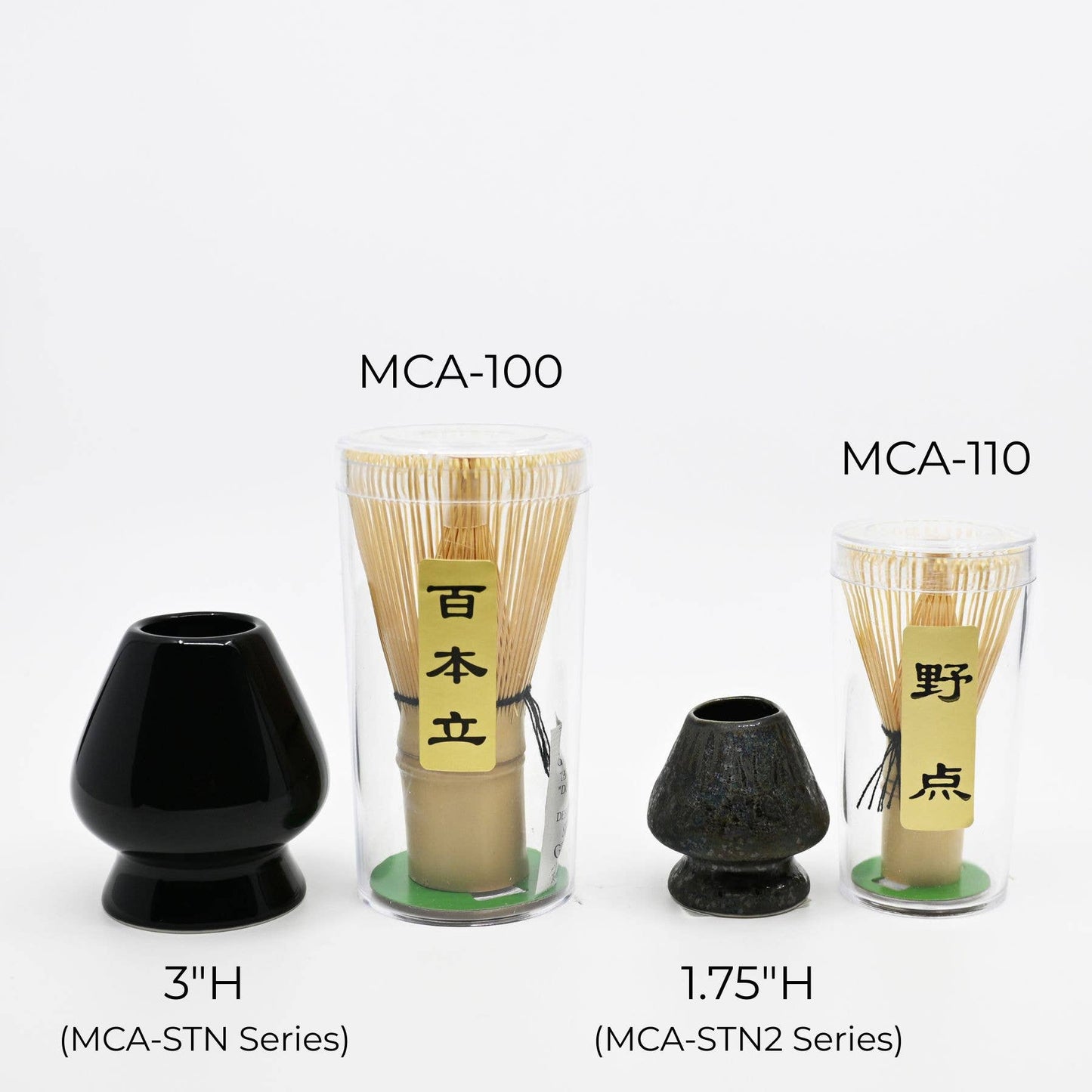 Matcha Bamboo Whisk Chasen 4"H 100 Prong