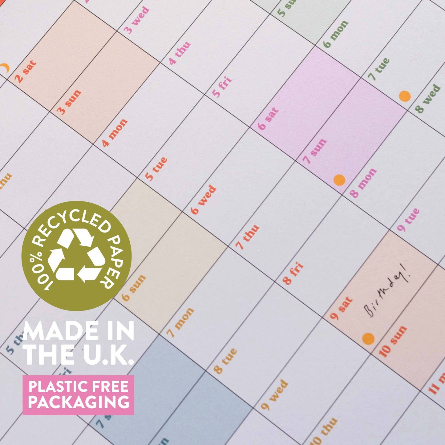 Good Tuesday • 2025-2026 Academic Year Wall Planner