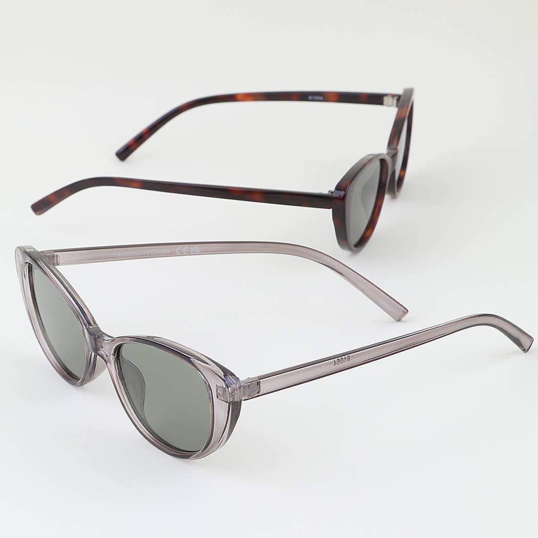 Modern Round Cateye Sunglasses