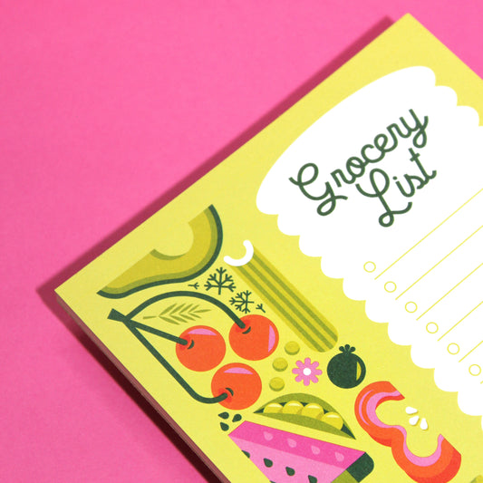 "Fruits & Veggies" • Grocery List Notepad (5x7)