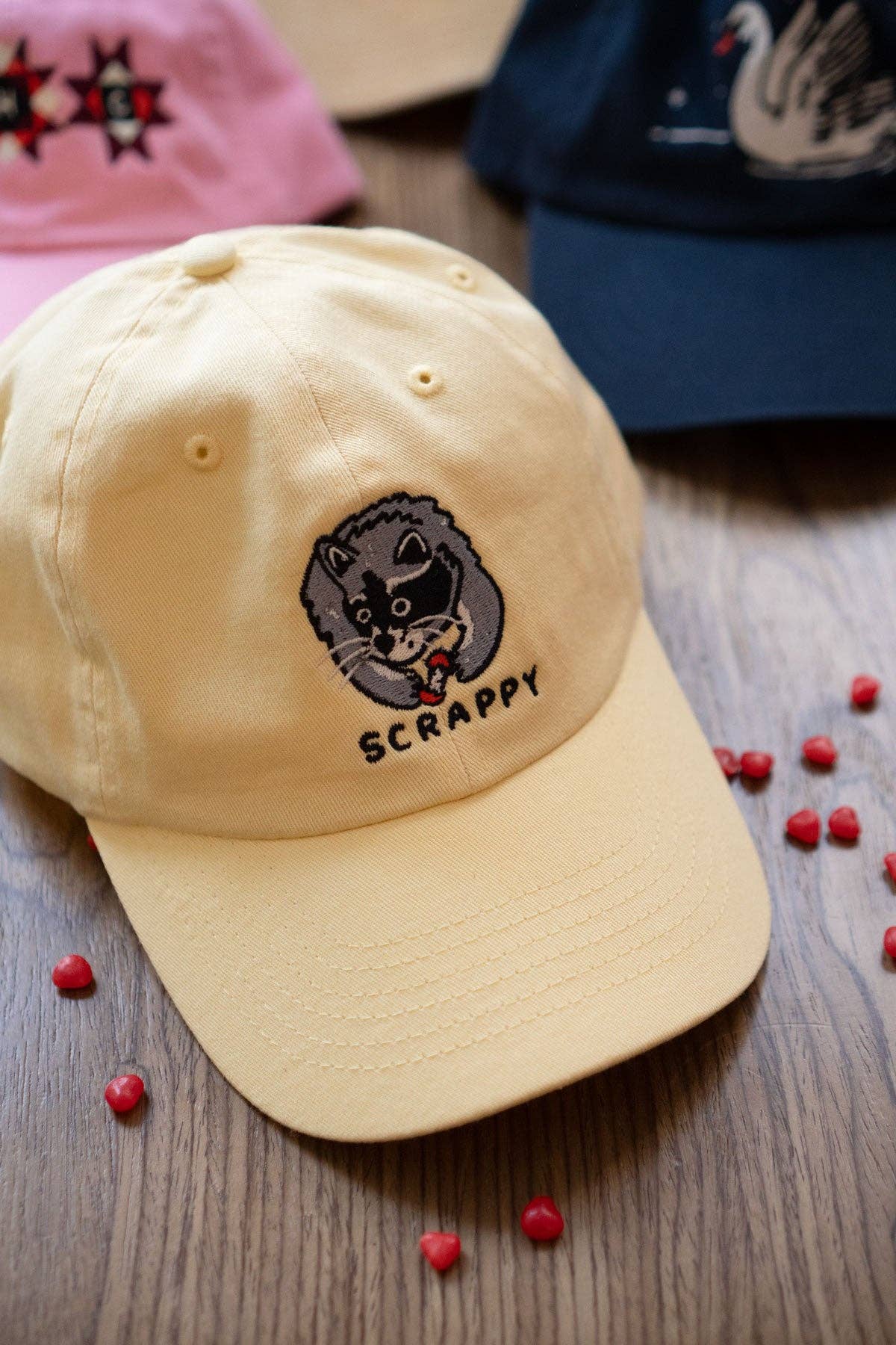 Stay Home Club • Scrappy Raccoon Hat | Embroidered Dad Hat