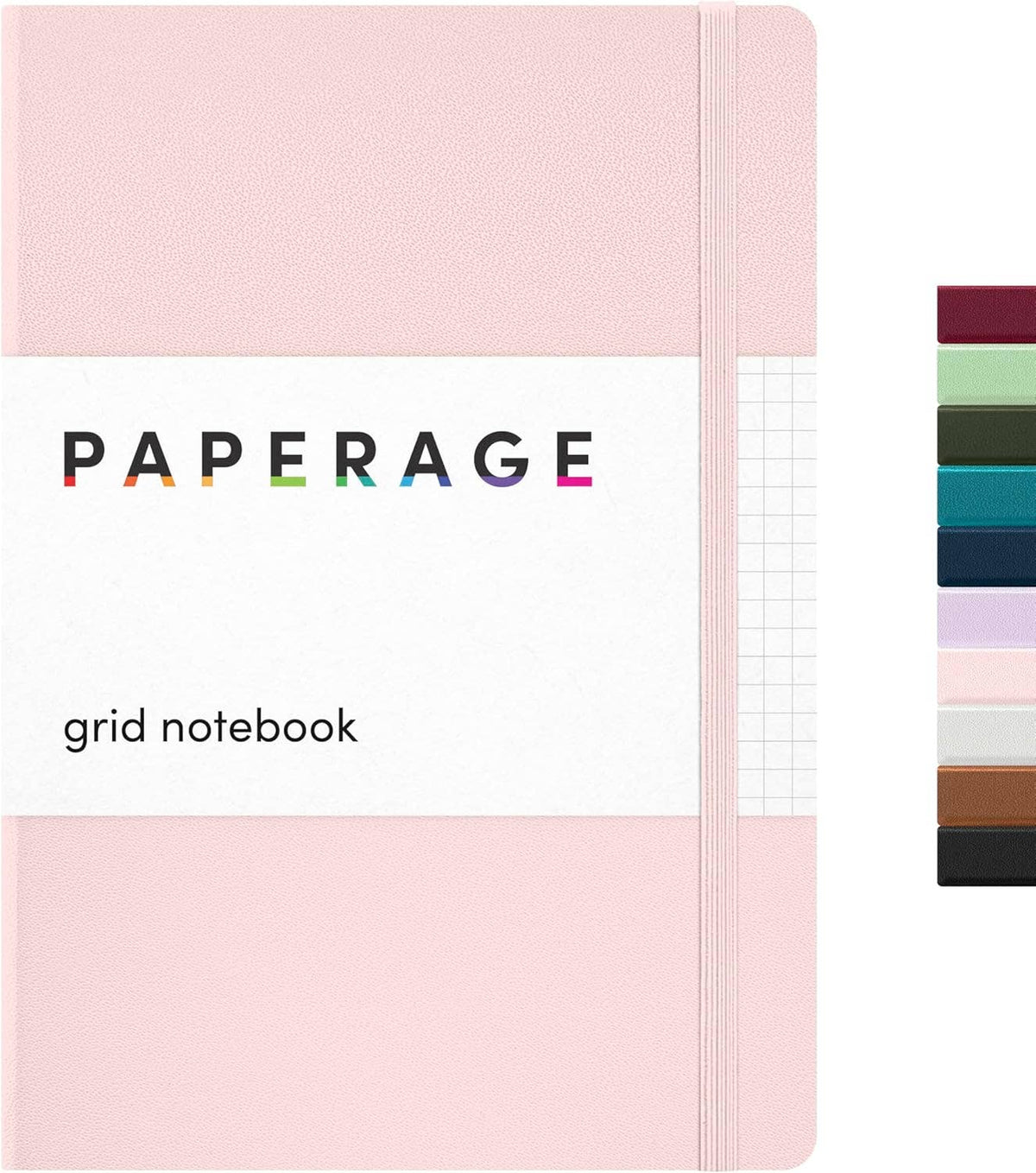 Grid Casebound Journal Notebook, 160 pages