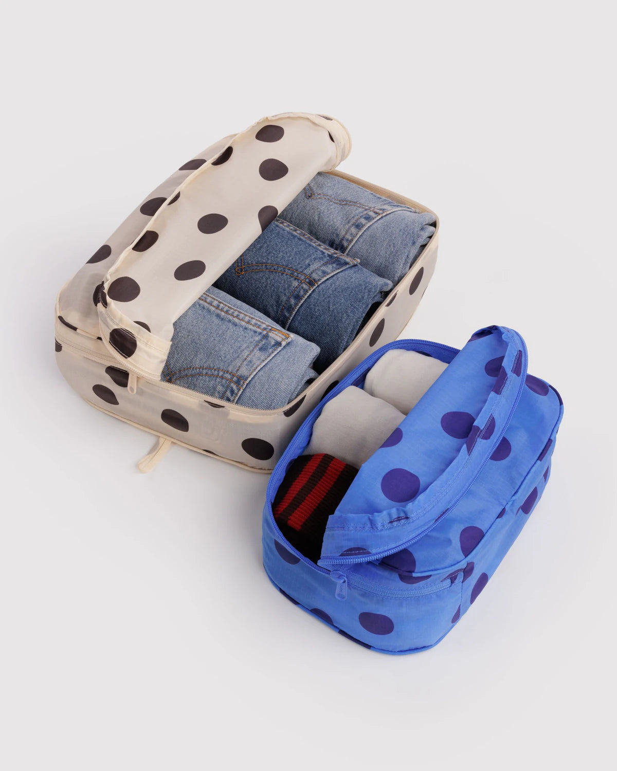 BAGGU • Polka Dot Packing Cube Set