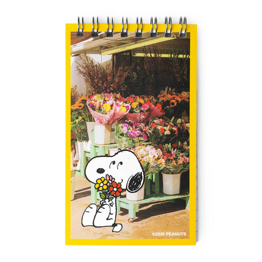 3P4 x Peanuts® • Snoopy Flower Bouquet Mini Memo Pad