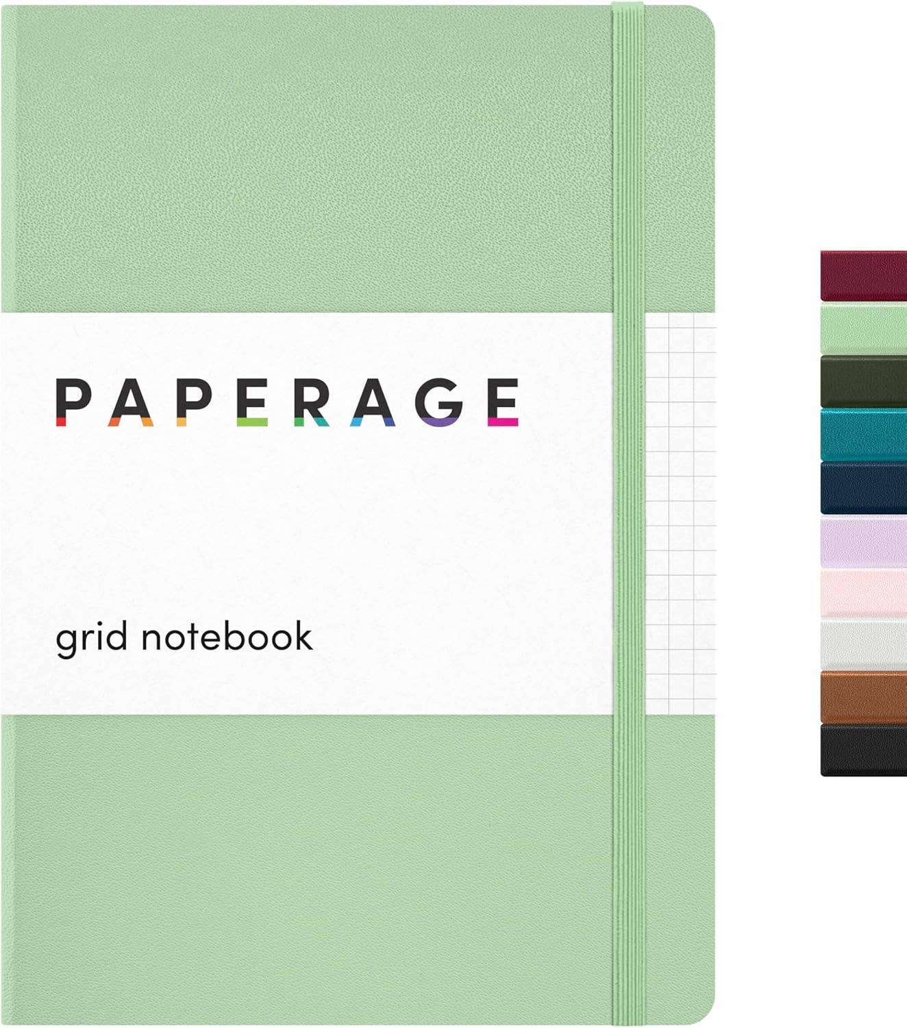 Grid Casebound Journal Notebook, 160 pages