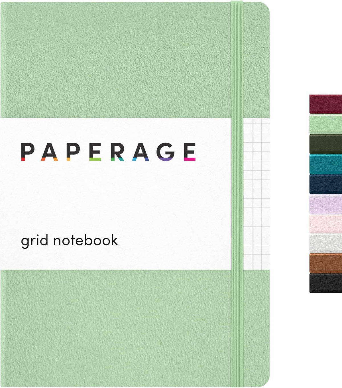 Grid Casebound Journal Notebook, 160 pages