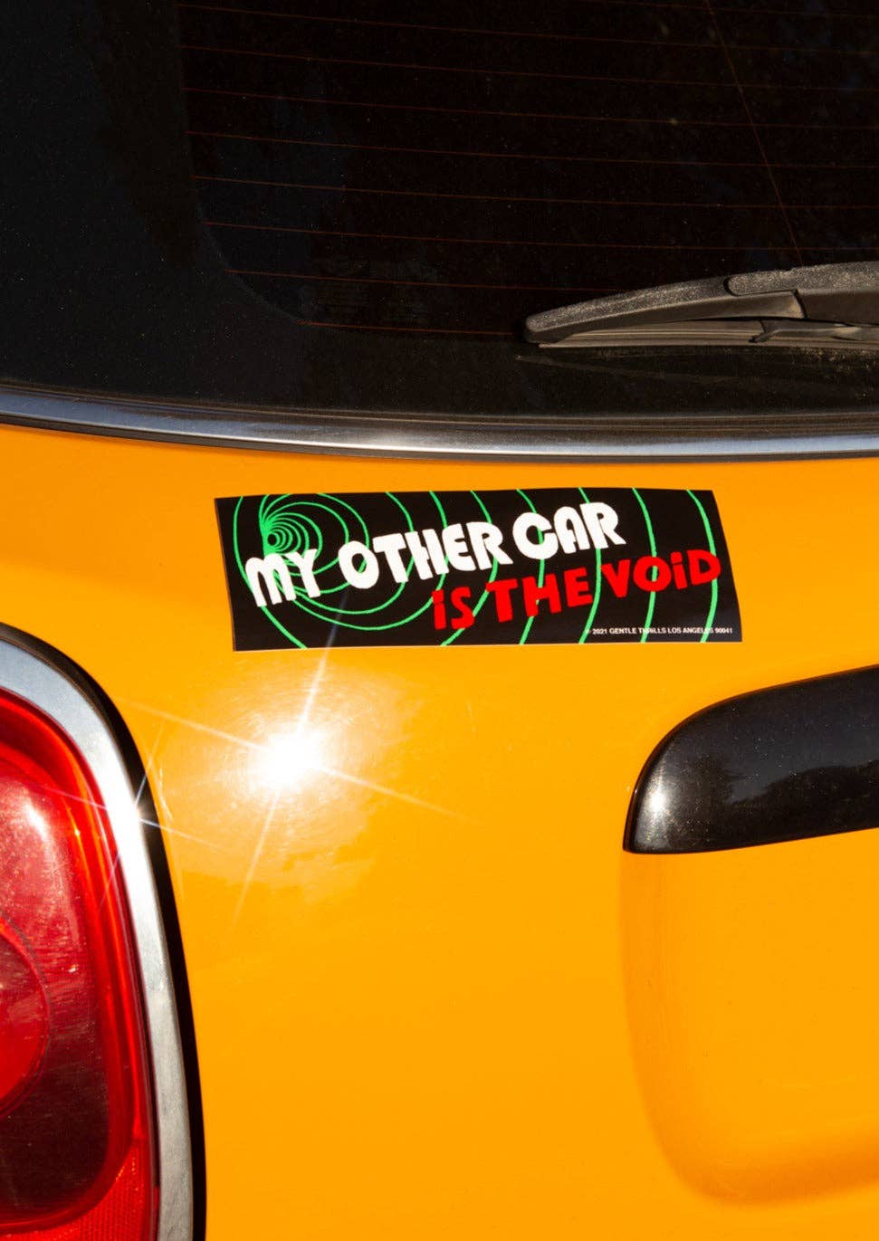 Gentle Thrills • My Other Car Is The Void Bumper Sticker