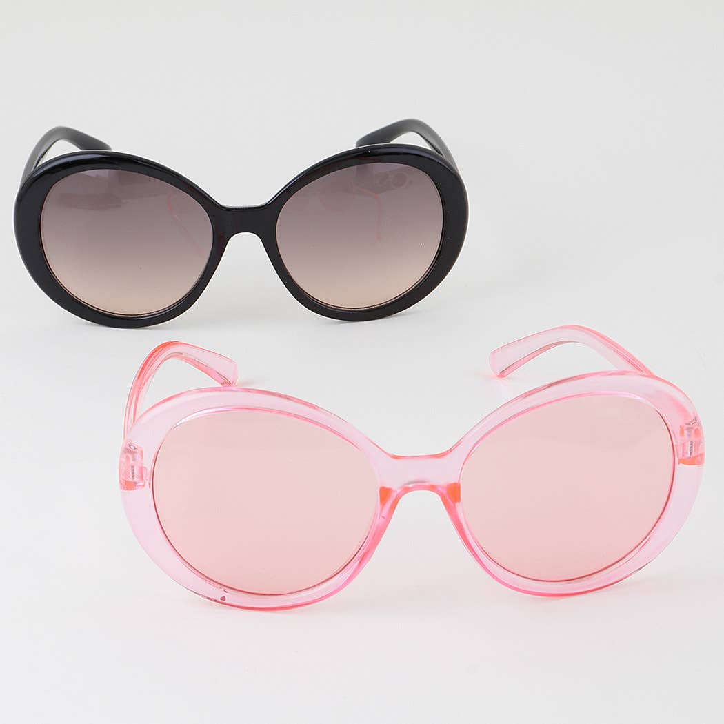 Modern Bright Round Sunglasses