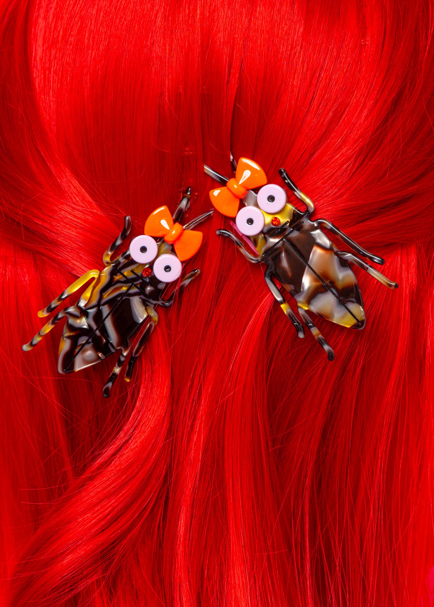 Gentle Thrills • Cockroach Hair Clip With Bow
