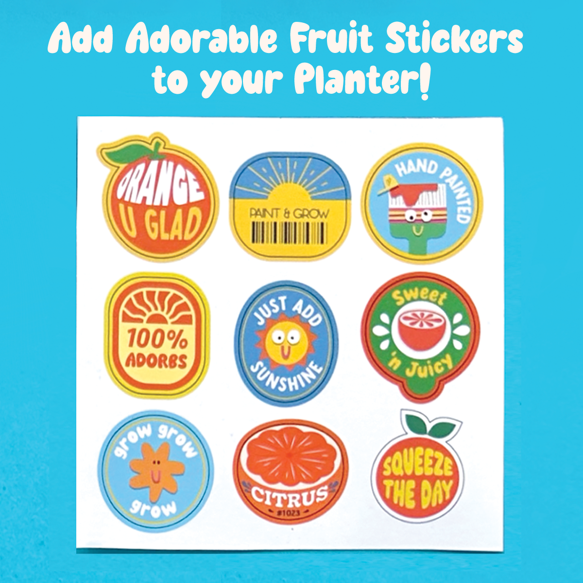 Paint & Grow- Orange