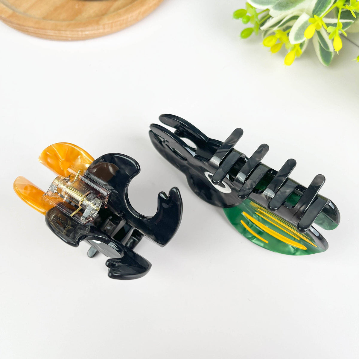 Beetle Acetate Claw Clip, Insect Hair Clip