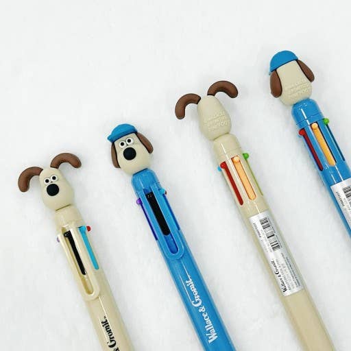Wallace & Gromit Figure 6-Color Ballpoint Pen (0.7mm)