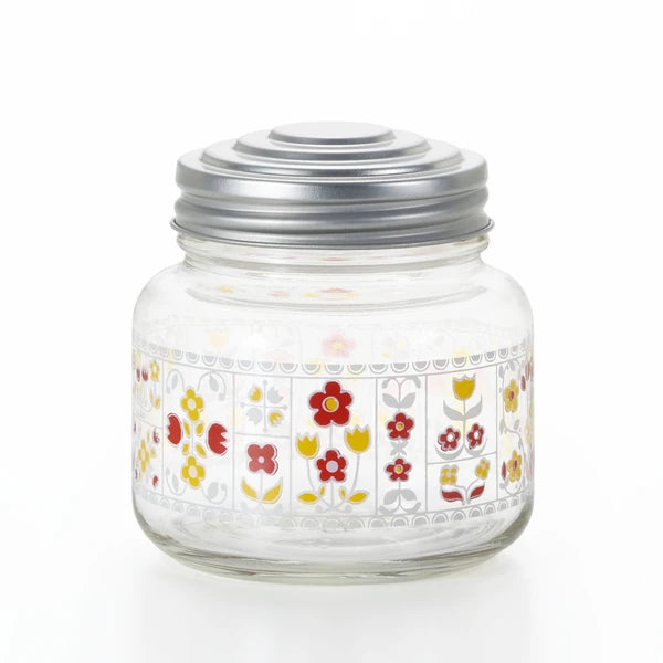 Aderia, Ishizuka Glass • Retro Storage Jar Glass, Imported Japan