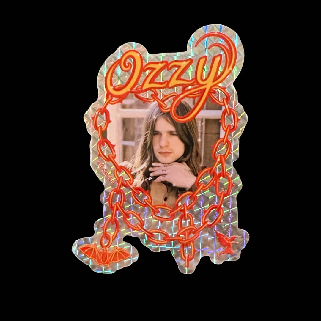 Foolish Fetish • Ozzy Love Chain Heart Sticker