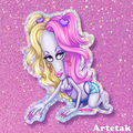 Artetak • Tasha Flunchen Glitter Vinyl Sticker