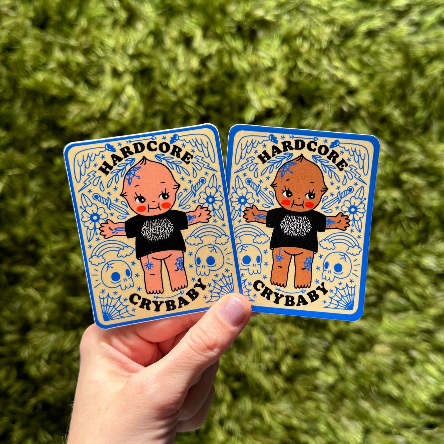 Ren-O-Graphics • HARDCORE CRYBABY STICKER