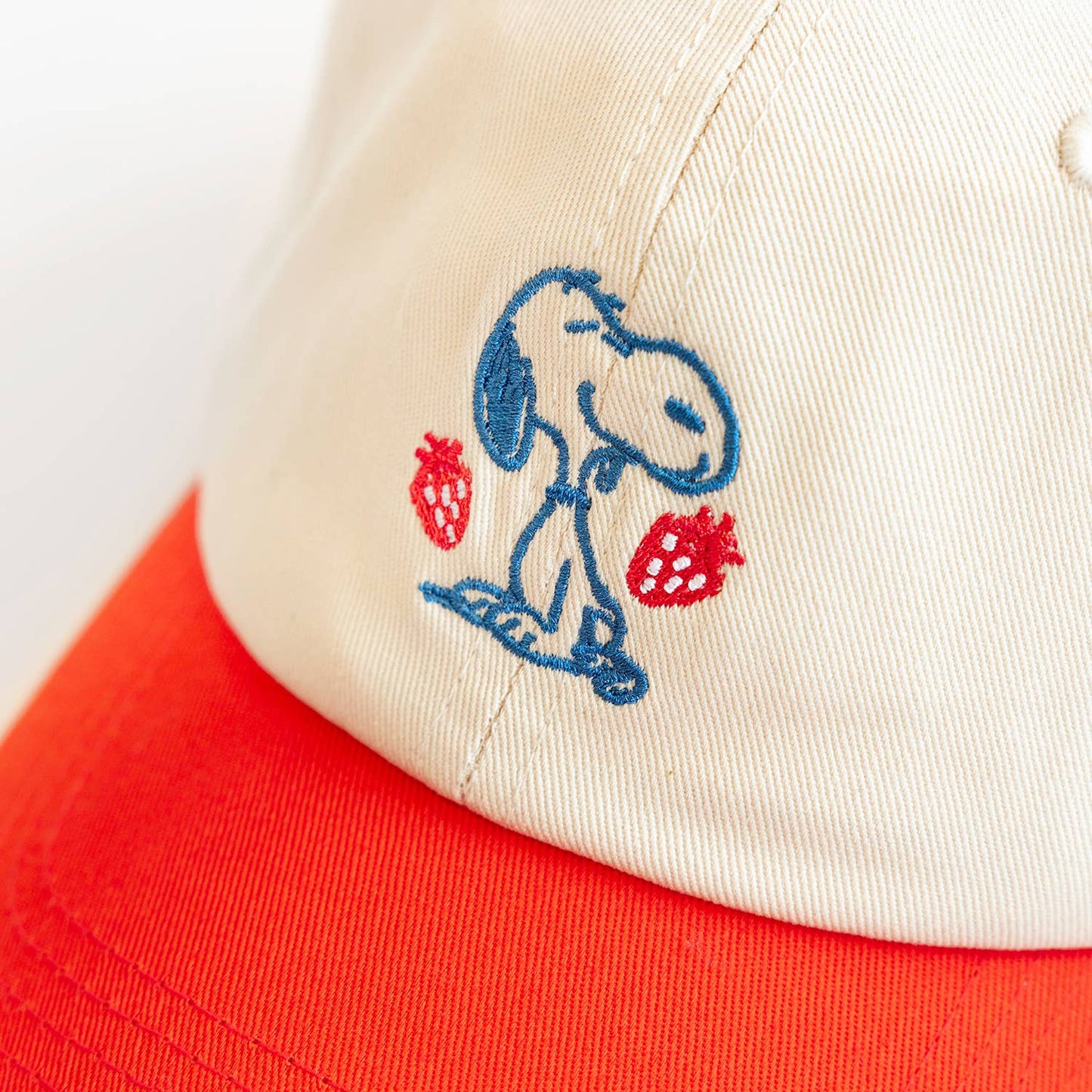 Snoopy • Embroidered Strawberry Dad Hat