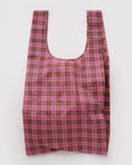 SALE • BAGGU • “Azalea Pink Tartan” Big Baggu
