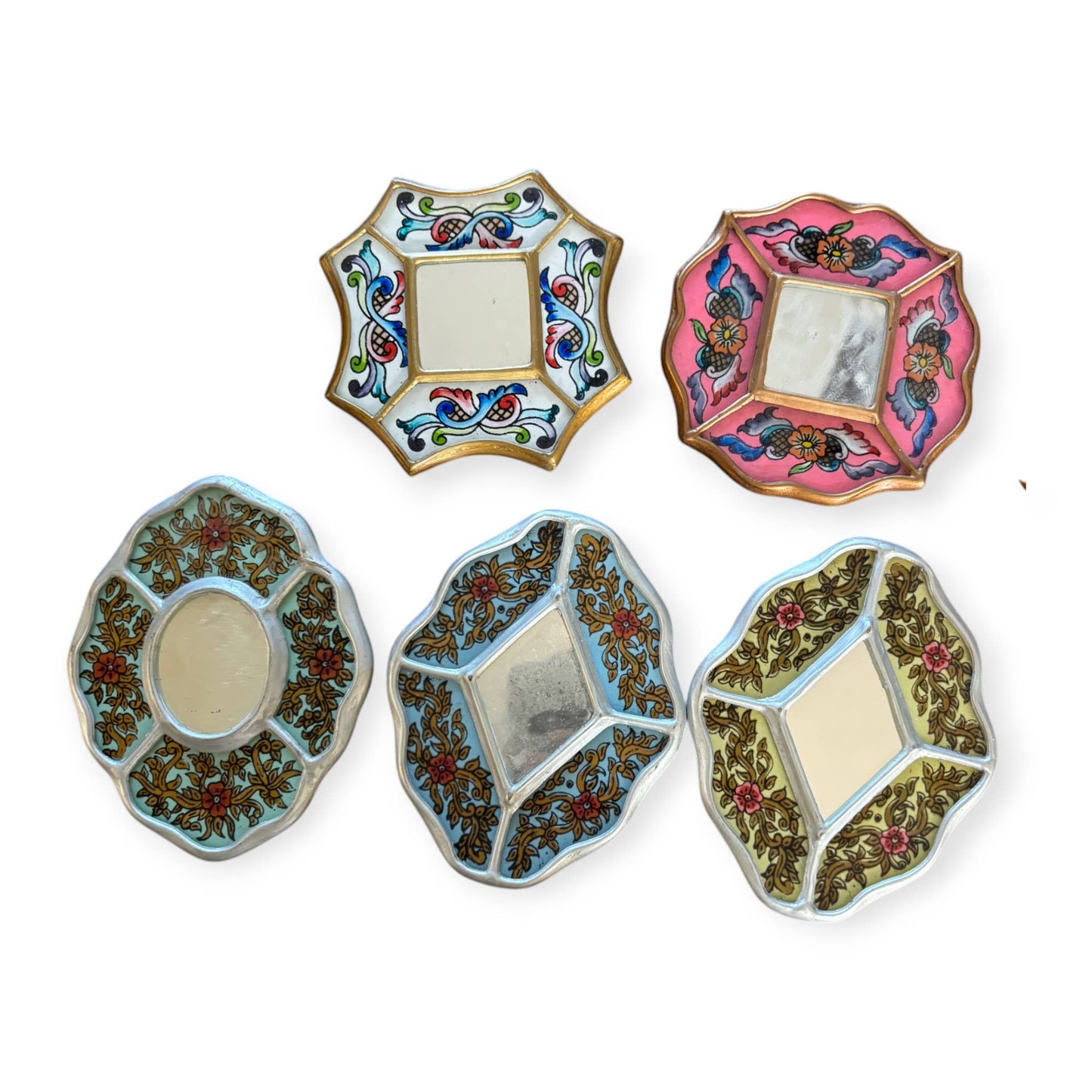Handmade Peruvian 3” Wall Mirrors