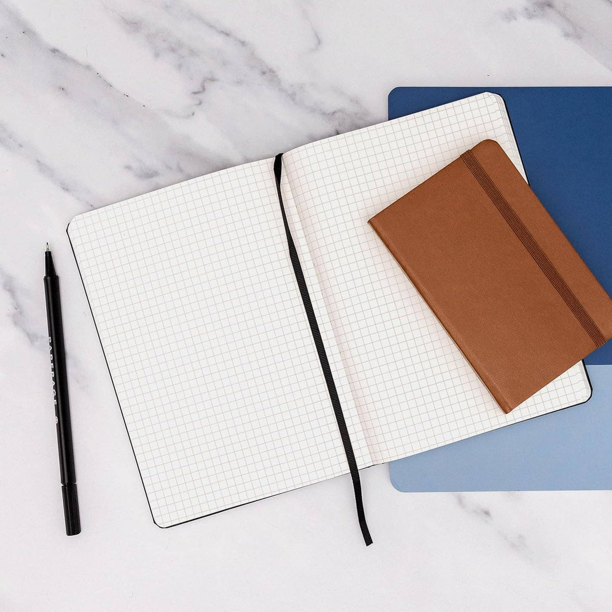 Grid Casebound Journal Notebook, 160 pages
