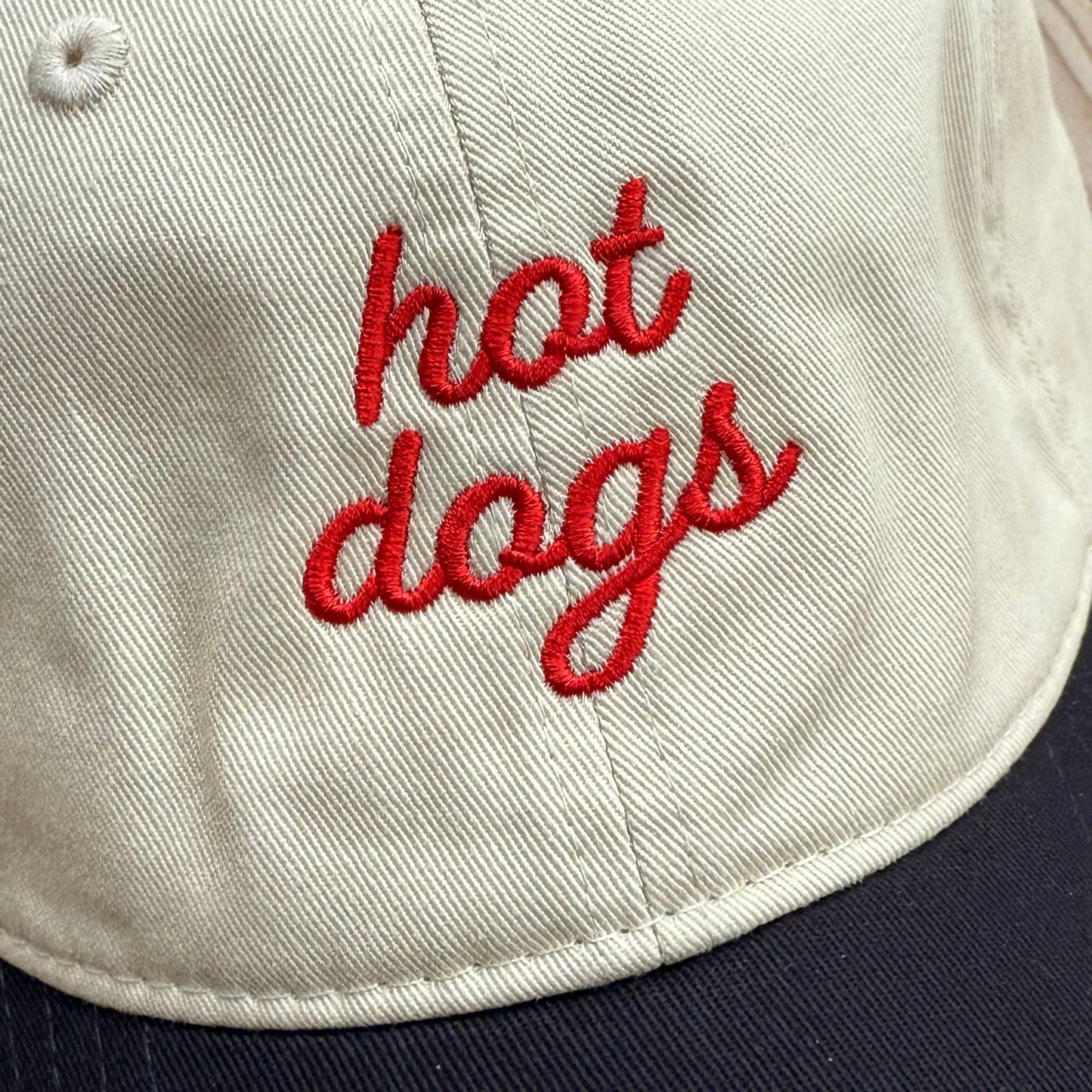 The Silver Spider • “Hot Dogs” Baseball Dad Hat 