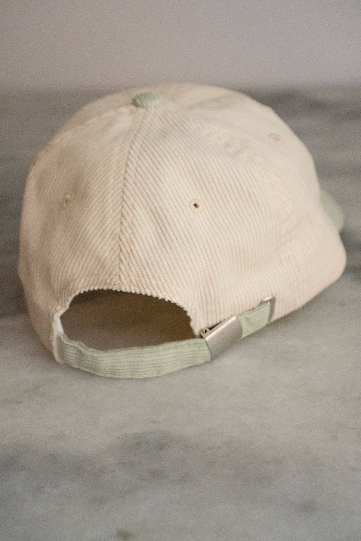 Stay Home Club • Float On Patched Corduroy Dad Hat