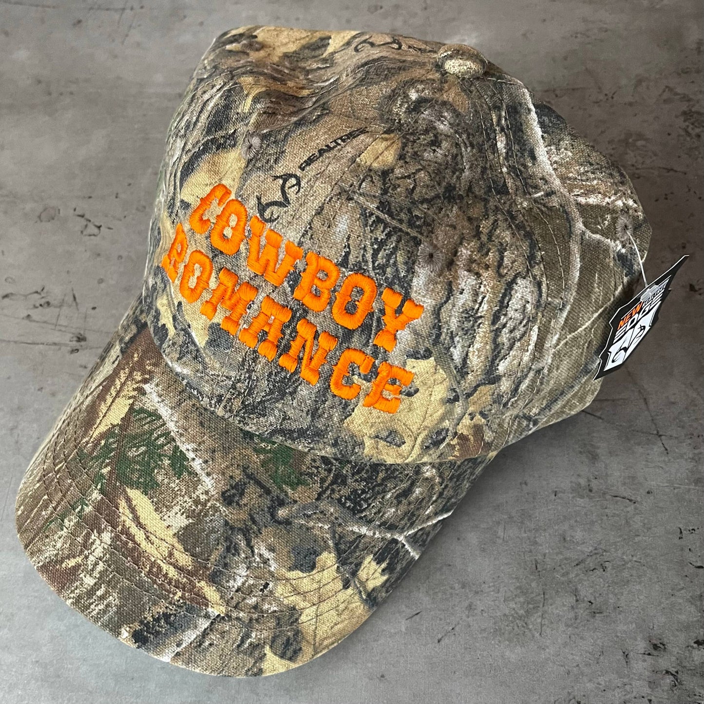 The Silver Spider • “Cowboy Romance” Baseball Dad Hat, camo