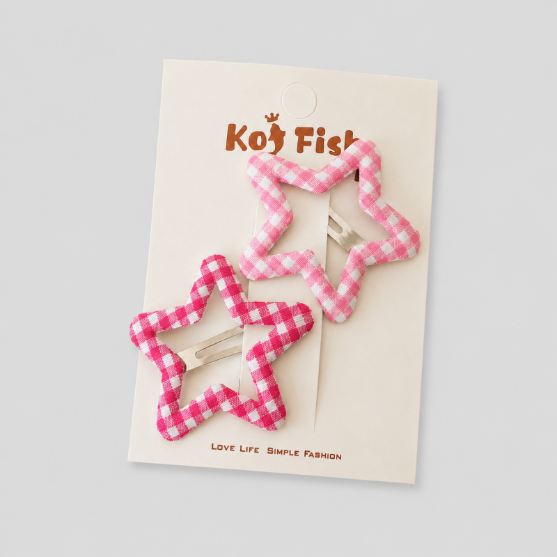Star 2-Set Pair Hair Clips