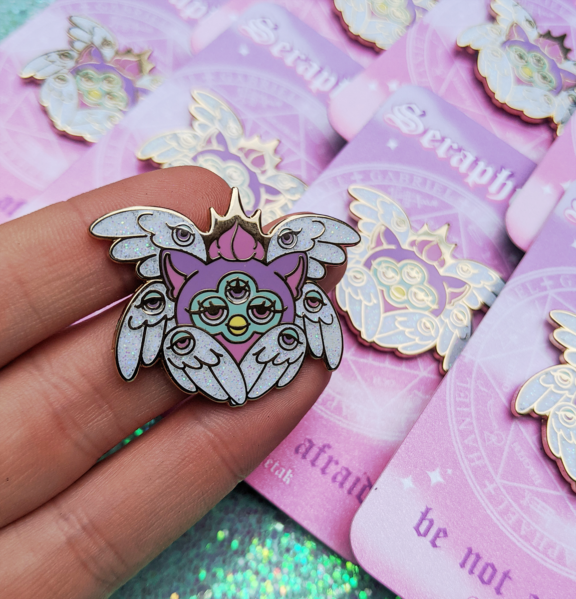 Artetak • Seraphurby Enamel Pin