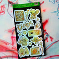 W0nkk0 • Clear Horror Aesthetic Sticker Sheets, Y2K Webcore
