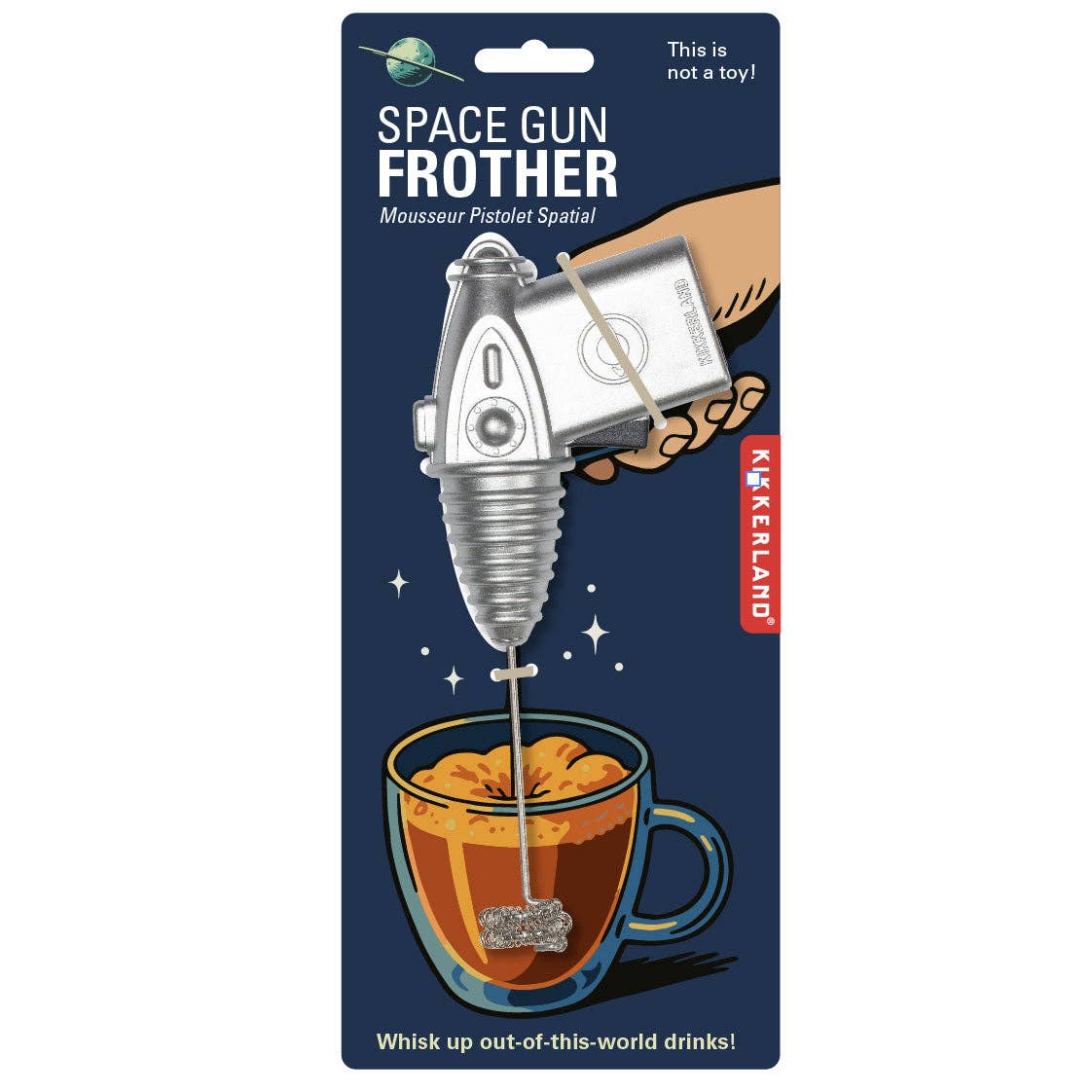 Space Gun Electric Battery Frother