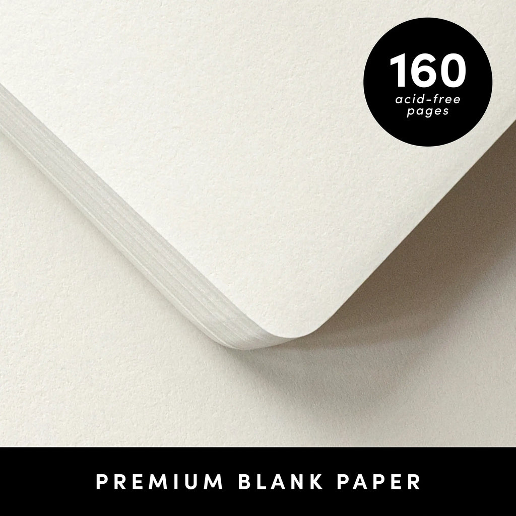 Blank Casebound Sketchbook Journal Notebook, 160 pages