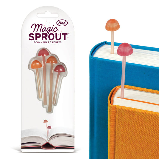 Magic Sprouts, Mushroom Bookmarks, Set of 4